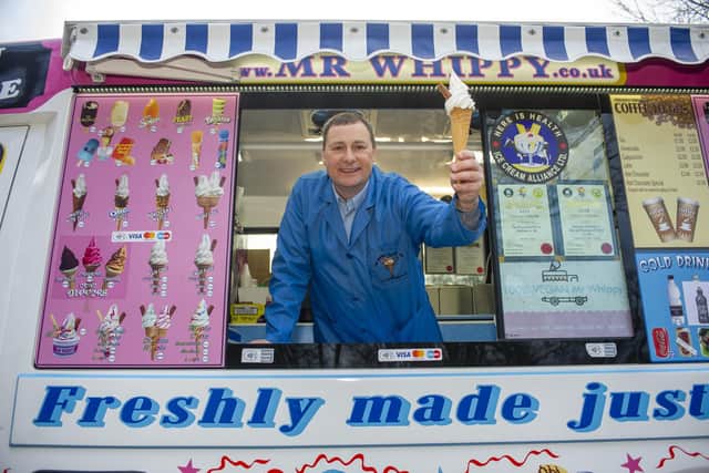 Mr Whippy's ice cream van is leaving Roundhay Park after 25 years. Mr Whippy Leeds owner Ian Smith has been working in the business his whole life. He is pictured here in 2020 by Tony Johnson.