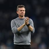LOOKING FORWARD: Leeds United head coach Jesse Marsch, pictured at Saturday's 4-3 defeat at Tottenham Hotspur. Photo by Justin Setterfield/Getty Images.