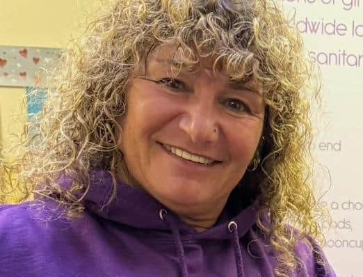 Tina Leslie, founder of Freedom4Girls, a charity that works to address period poverty.