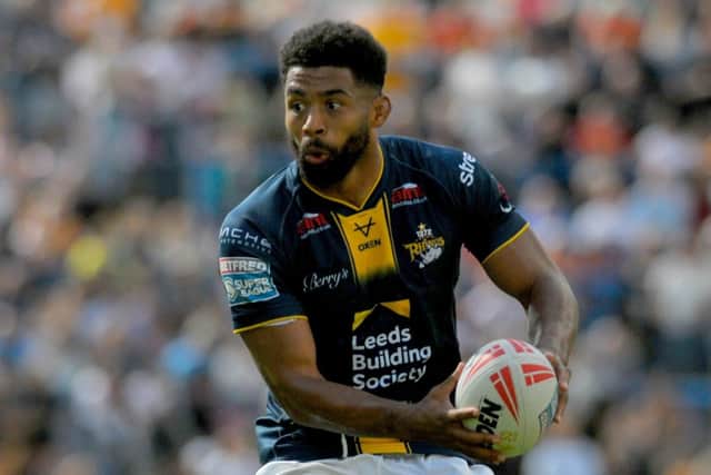 Kallum Watkins will make his 350th Super League appearance when Leeds Rhinos meet Toulouse Olympique on Sunday. Picture by Steve Riding.
