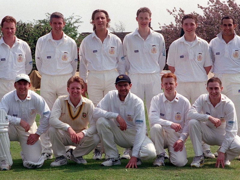 Pudsey St Lawrence pictured in May 1998. Back row, from left, are Ashley Metcalfe, David Robertshaw, Iain Priestley, James Henson, Philip Wilson and Andrew Sugars. Front row, from left, are James Goldthorpe, Gary Fellows, Chris Gott, Mathew Speck and Craig Thomas.