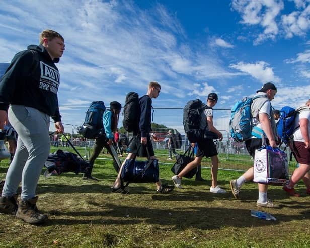 Festival-goers at Bramham Park. (Pic credit: James Hardisty)