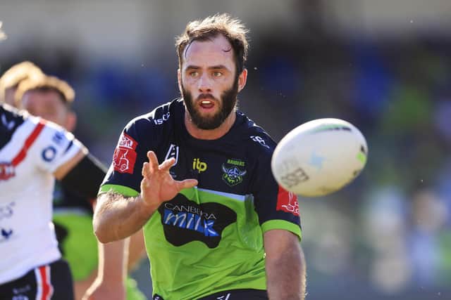 Matt Frawley will join Rhinos in pre-season from Canberra Raiders. Picture by Mark Evans/Getty Images.