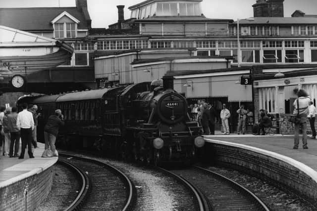Keighley Station in July 1993.