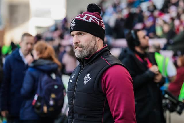 Liam Finn has a 100 per cent record as Huddersfield Giants' interim-coach. Picture by Alex Whitehead/SWpix.com.