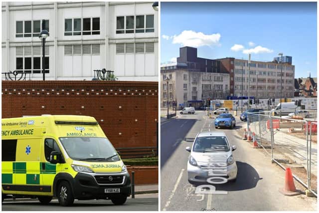 Portland Way, near LGI, is currently closed in both directions. Picture: Jonathan Gawthorpe/Google