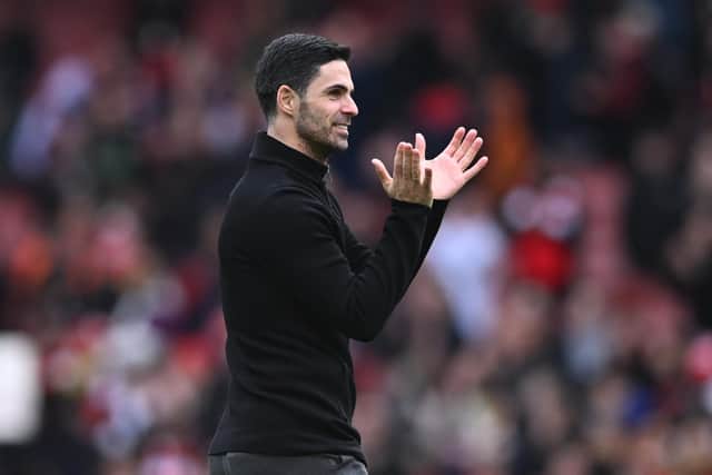 PRAISE: For Leeds United from Arsenal boss Mikel Arteta. Photo by JUSTIN TALLIS/AFP via Getty Images.