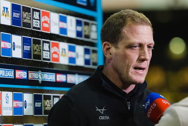 Castleford Tigers coach Ryan Carr. Picture by Alex Whitehead/SWpix.com.