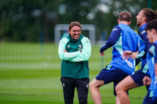 Leeds United boss Daniel Farke took his first training session at Thorp Arch, 24 hours after being appointed at Elland Road.