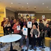 Colleagues and residents celebrate at The Manor House Roundhay