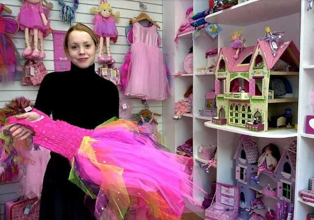 The Little Fairy Shop on Westgate, Wakefield. Shop owner Helen Barnes with some of the goods.