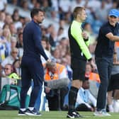 BAD DAY - Thomas Tuchel did not enjoy his Elland Road day out as Leeds United beat Chelsea 3-0. Pic: Getty