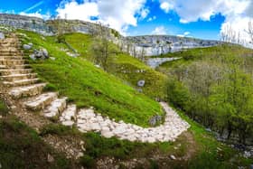 This amphitheatre of rock in the Yorkshire Dales National Park was used as a filming location for Harry Potter and the Deathly Hallows Part 1.