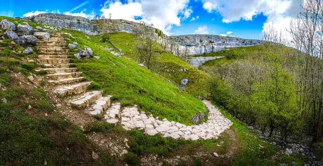 This amphitheatre of rock in the Yorkshire Dales National Park was used as a filming location for Harry Potter and the Deathly Hallows Part 1.