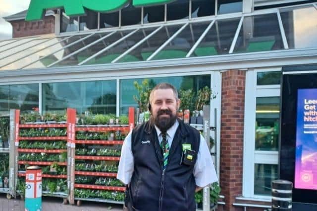 Andy Reagan helped to save a man's life while working in the Asda Killingbeck store