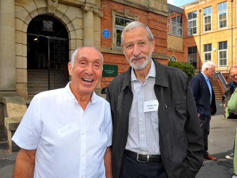 Andy White and Eric Broch who flew in from Israel for the reunion