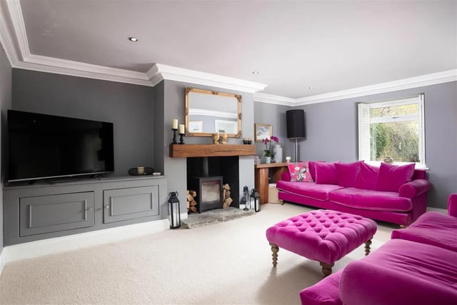 A cosy living area gives space for rest and relaxation within the peaceful environment of the gated development.