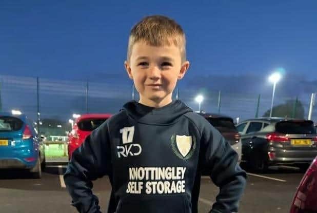 Moments after starting to play football, earlier this year, Louie vomited and became drowsy.
