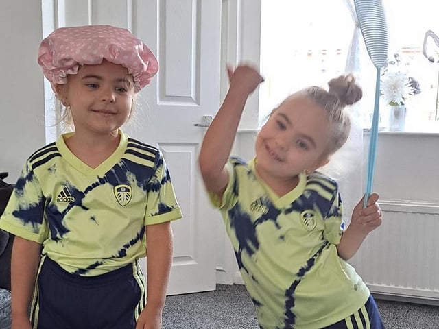 Claire Lucille Slee said: "My twins Hazel and Heather."