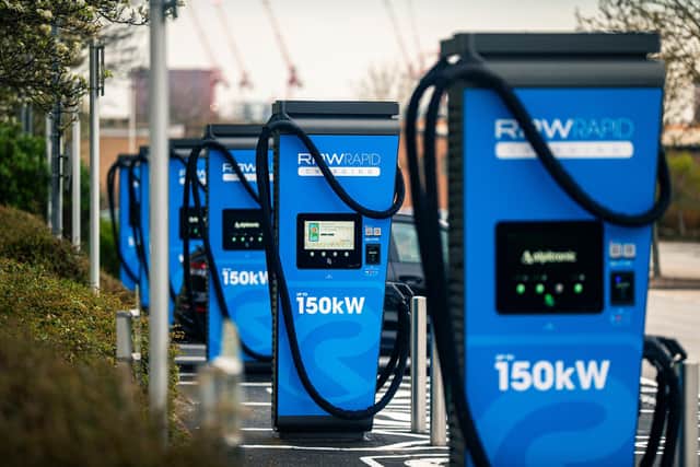 RAW Charging, the electric vehicle (EV) chargepoint operator for the leisure and retail sectors, has announced the opening of a major public EV charging hub at Cardigan Fields, Leeds. (Photo supplied by RAW Charging/James Ward)