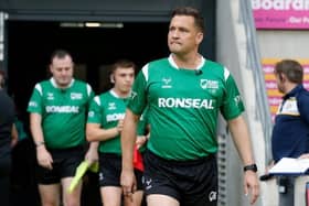 Ben Thaler will referee Rhinos' game at Catalans on Saturday. Picture by Ed Sykes/SWpix.com.