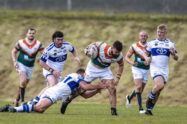 Young Hunslet fans will be able to watch players like Harvey Hallas,  pictured, for free this year. Picture by Tony Johnson.