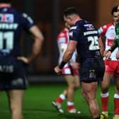 Leeds Rhinos' Jamkes Donaldson was banned for two games after being sin-binned in last week's defeat at Hull KR. Picture by Allan McKenzie/SWpix.com.