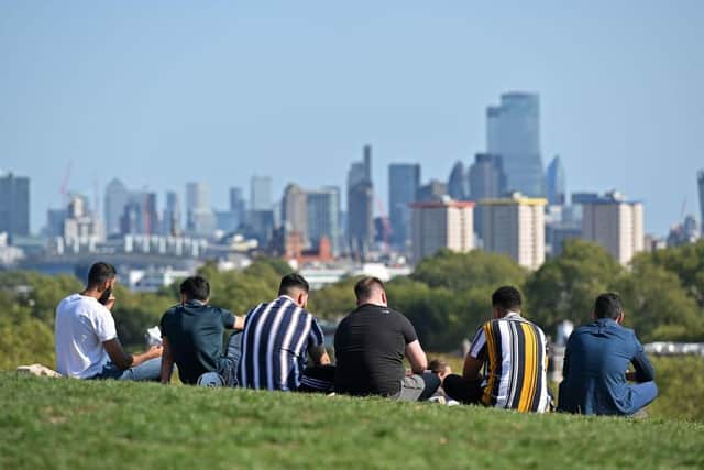 From 29 March, up to six people or two households will be allowed to gather in parks and private gardens (Photo: JUSTIN TALLIS/AFP via Getty Images)