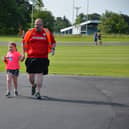 At Bodington junior parkrun, Curtis found a community which welcomed both him and his daughter and he is now their co-event director. Image: Bodington Junior Parkrun