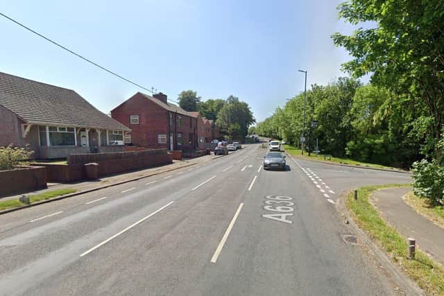 An investigation has been launched after a woman in her 20s was killed in a crash in Denby Dale Road, Wakefield, on January 17. Photo: Google.