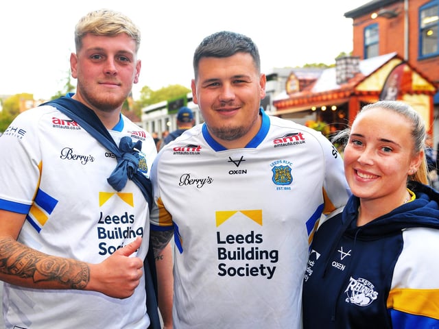 Callum Pratt, Joe Sykes and Summer Sykes, of Leeds.