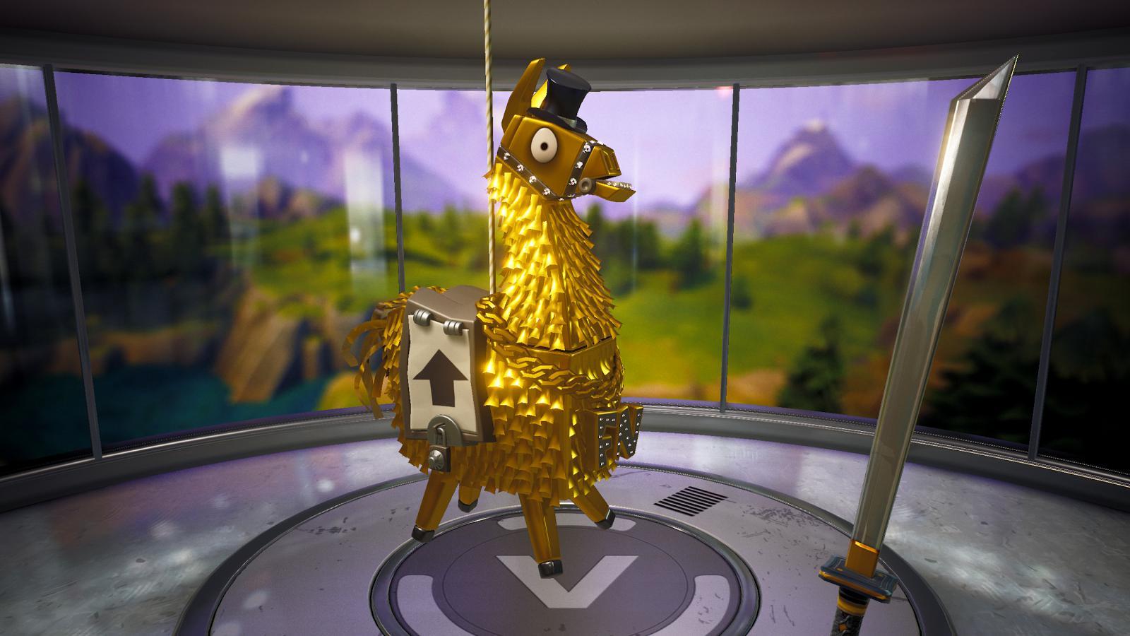 Fortnite Midas mission: where to find the Golden Llama and ... - 1600 x 900 jpeg 135kB