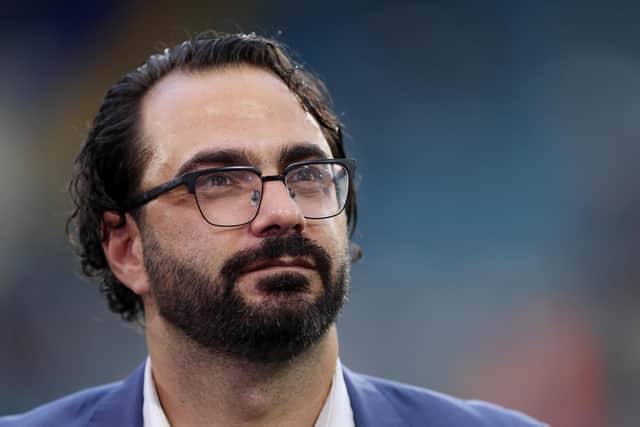 APOLOGY MADE - Leeds United director of football Victor Orta has released a statement after he was filmed interacting with fans at full-time of the 4-3 win over Bournemouth. Pic: Getty