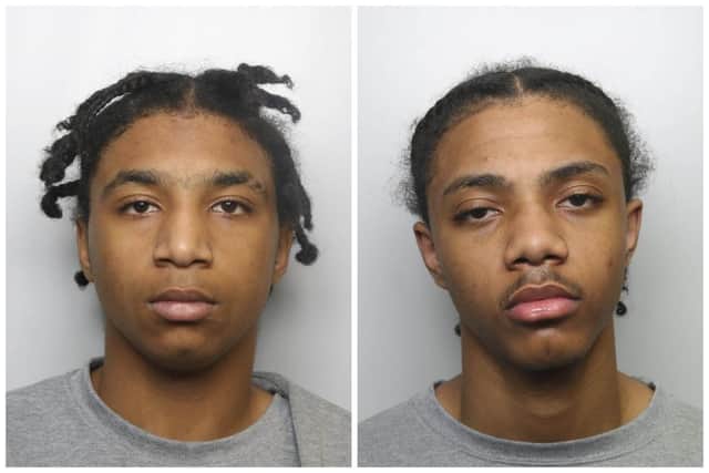 Jakele Pusey, 15, and his cousin Jovani Harriott, 17, were jailed for life at Leeds Crown Court on Thursday. Picture: WYP