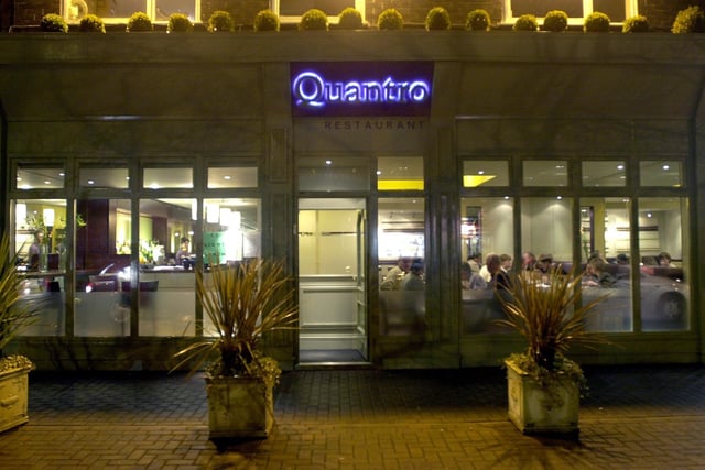 Quantro Restaurant, Street Lane, Leeds. Pictured on January 25, 2002.