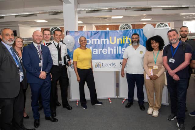 The CommUnity Harehills initiative was officially launched at The Compton Centre in Harehills during a visit to the area by Alison Lowe OBE, Deputy Mayor for Policing and Crime.