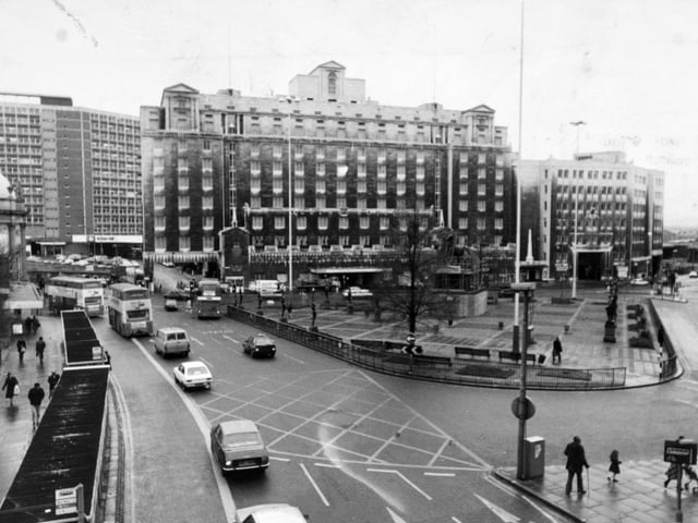 The Queens Hotel on City Square pictured in February 1983.