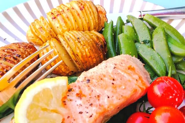 Delicious Hasselback potataoes