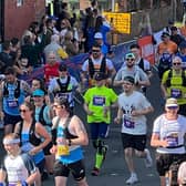 Runners seen taking part in last year's Rob Burrow Marathon and Half-Marathon. Picture by Steve Riding.