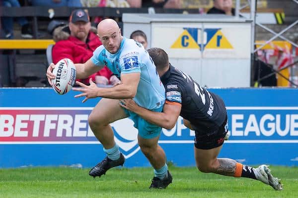 Lee Kershaw could make his first Trinity appearance of 2022 this weekend. Picture by Allan McKenzie/SWpix.com.
