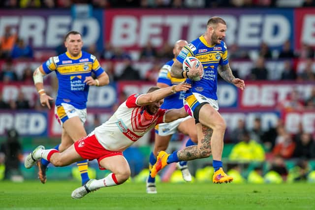 Zak Hardaker, who played for Leeds in last year's Grand Final, is in Leigh's squad for the pre-season game on Saturday. Picture by Bruce Rollinson