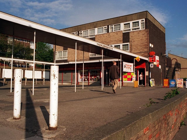 Did you shop here back in the day? The Charing Cross Centre on Woodhouse Street pictured in June 1996.