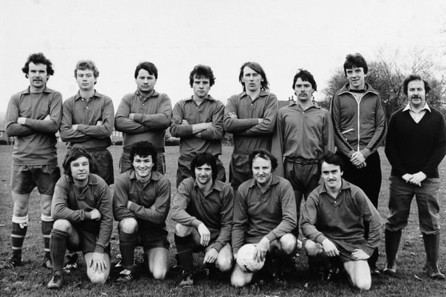 Intake who played in the Leeds Sunday League pictured in November 1981. Back row, from left, are Trevor Sands, Laurie Huddlestone, Bob Pool, Gary Groves, Steve Dixon, Phil Harwood, Sean Hanby and Peter Witcombe (manager). Front rwo, from left, are Steve Robinson, Steve Kelly, Mick Clayforth, George Hird and Clive Woodhouse.