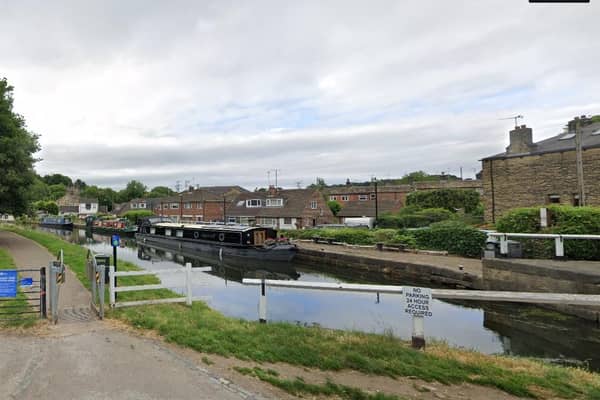 Firefighters in Leeds rushed to Rodley Lane, where they rescued a casualty from the nearby Leeds Liverpool Canal. Photo: Google.