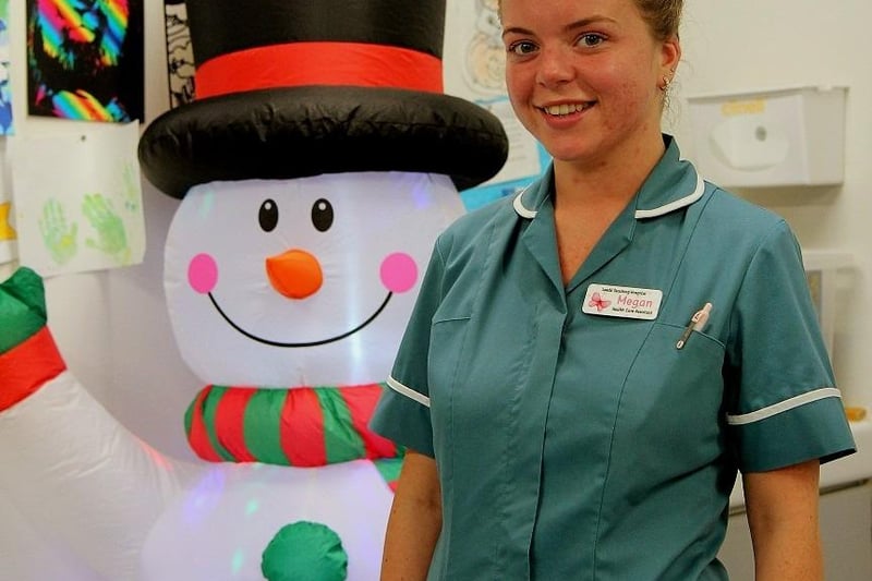 Megan is a Health Care Assistant based at Chapel Allerton Hospital. This year is her third Christmas Day at work and her favourite Christmas song is 'All I Want For Christmas is You' by Mariah Carey.

She said: “I actually quite enjoy working on Christmas Day. We try and make it as fun as possible for everyone, especially for the patients who don’t get any visitors on the day. We put on music and play games and get everyone involved. There’s one game we play with a reindeer hat that always makes people laugh! My family plan things around my shift pattern – this year we’re having Christmas on Christmas Eve instead. We make it work.”