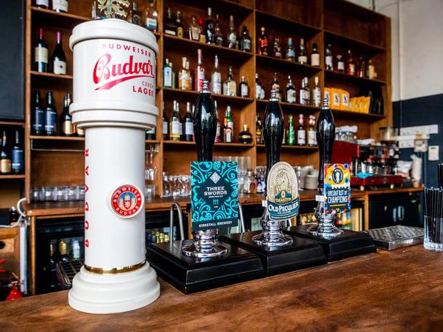A range of craft beers will be available when the venue opens.
