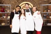 Masterchef 2025's four finalists. Pic: Shine TV/BBC