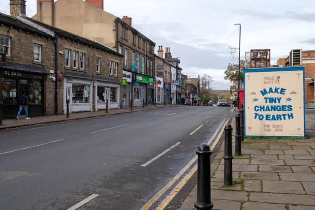 Otley Road, in Headingley, Leeds, where the infamous Otley Run takes place.