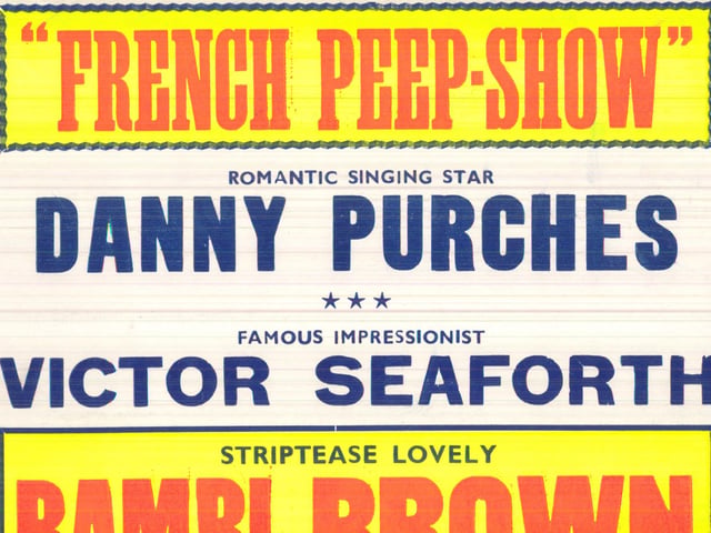 August 1967 and 'striptease lovely' Bambi Brown was the star attraction on stage at the City Varieties.
