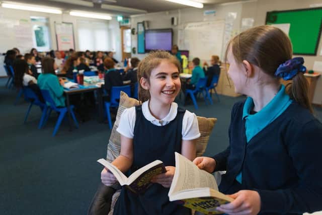 Staff and pupils at Kippax Greenfield Primary School are celebrating after inspectors judged the Leeds school as Good in all categories. Picture: BLP